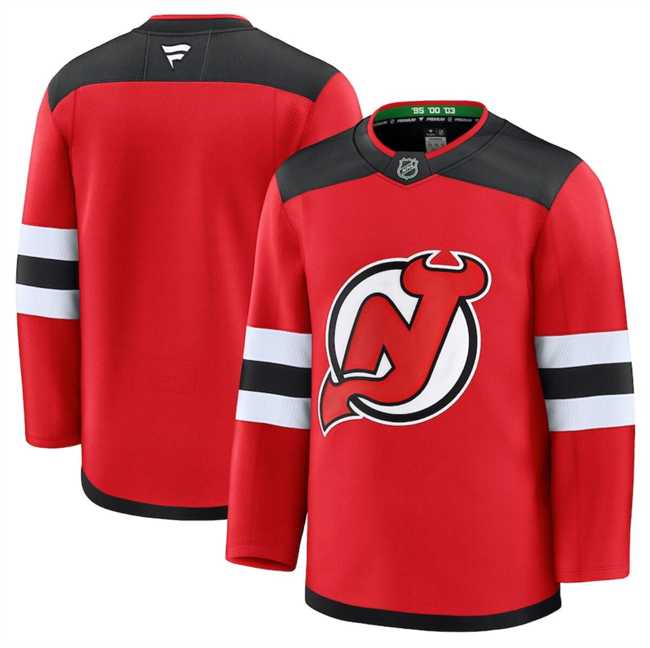 Men%27s New Jersey Devils Custom Red 2024-25 Home Stitched Hockey Jersey->customized nhl jersey->Custom Jersey